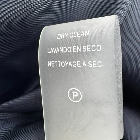 TOMMY HILFIGER Blazer Jacket‎ Women's 12 Gray Navy Preppy Elbow Patches Fitted - Picture 10 of 14